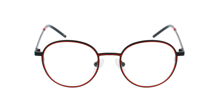 GAFAS GRADUADAS hombre MAGIC 155 negro/rojo - vista de frente