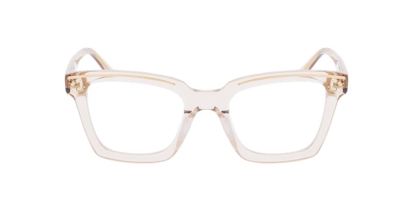 GAFAS GRADUADAS mujer CARACTÈRES FIL D'OR MYSTÉRIEUSE marrón - vista de frente