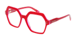 GAFAS GRADUADAS mujer CARACTÈRES COQUETTE rojo/rosa - vista de frente