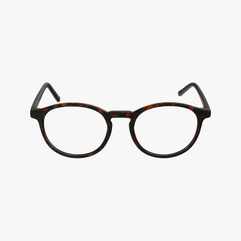 GAFAS GRADUADAS niños RZERO26 carey oscuro/carey rosa vista de frente