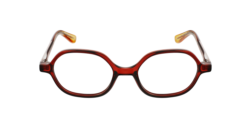 GAFAS GRADUADAS niños RZERO20 rojo - vista de frente