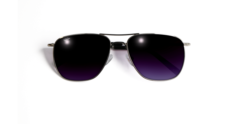 GAFAS DE SOL hombre JOHN gris - vista de frente