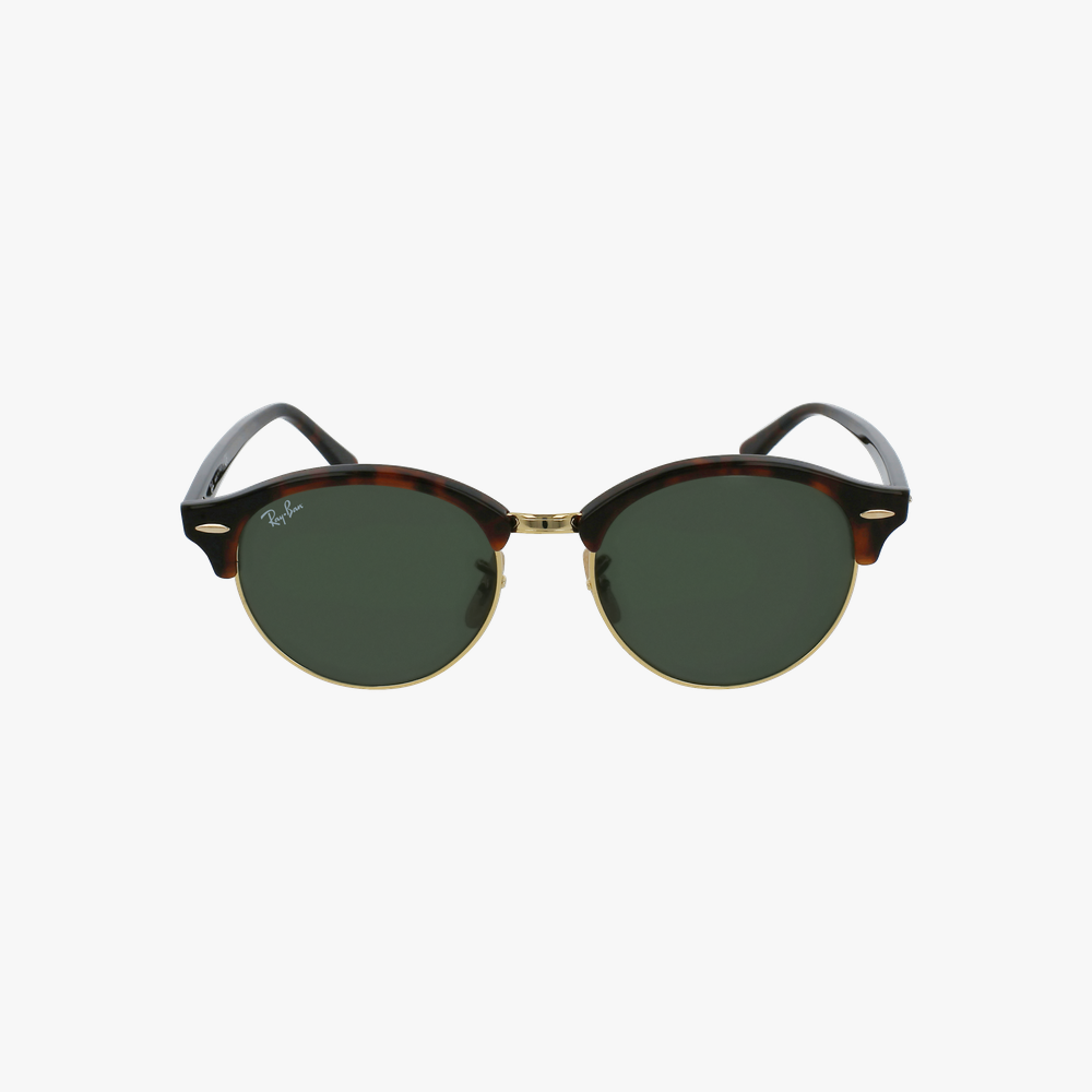 GAFAS DE SOL CLUBROUND carey/rojo - vista de frente