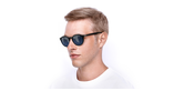 GAFAS DE SOL hombre 0PO3152S negro - vue de 3/4