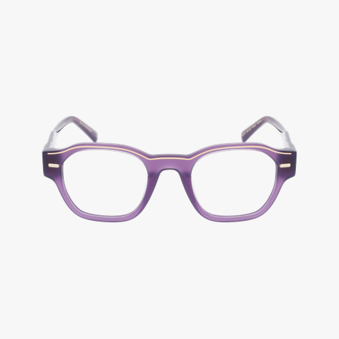 GAFAS GRADUADAS CARACTÈRES FIL D'OR AUTHENTIQUE morado/dorado