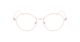 GAFAS GRADUADAS mujer MAGIC232 rosa/dorado - vista de frente