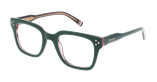 GAFAS GRADUADAS mujer CARACTÈRES EXPRESSIVE verde - vista de frente