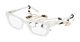 GAFAS GRADUADAS mujer CARACTÈRES CRÉATIVE blanco - vista de frente