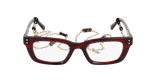GAFAS GRADUADAS mujer CARACTÈRES CRÉATIVE rojo marmoleado - vista de frente