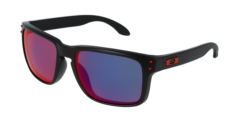 GAFAS DE SOL hombre HOLBROOK rojo/negro - vue de 3/4