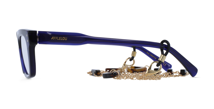 GAFAS GRADUADAS mujer CARACTÈRES CRÉATIVE azul - vista de frente