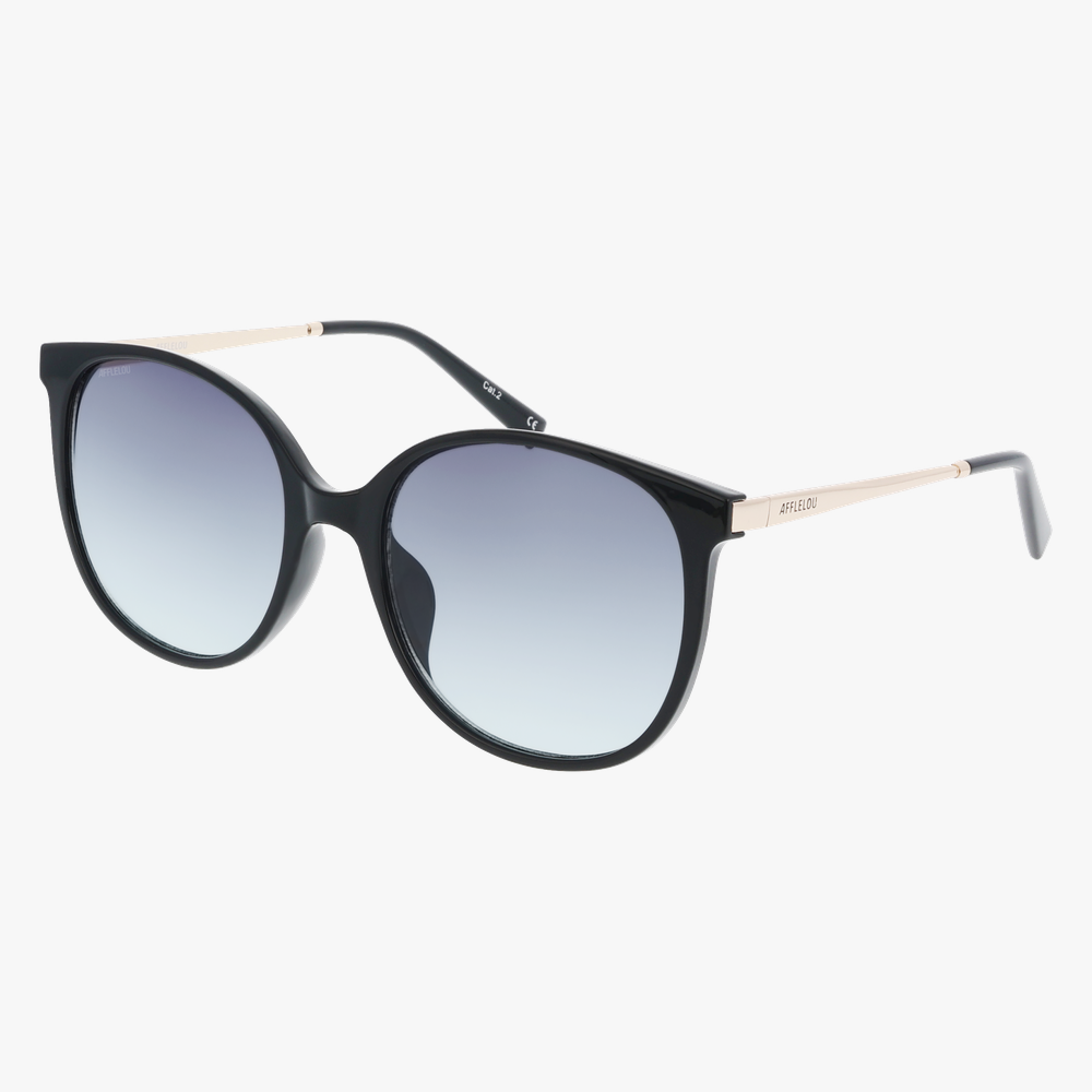GAFAS DE SOL mujer KARIA negro/dorado - vista de frente