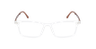 GAFAS GRADUADAS hombre MAGIC 130 blanco/plateado - vista de frente