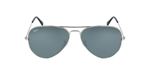 GAFAS DE SOL AVIATOR LARGE METAL plateado