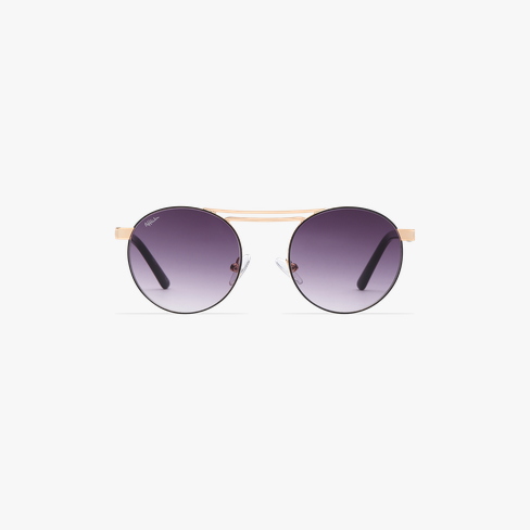 GAFAS DE SOL mujer ROMY negro/dorado vista de frente