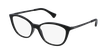 GAFAS GRADUADAS mujer RA7114 negro/negro - vue de 3/4