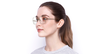 GAFAS GRADUADAS mujer 0RX1971V dorado - vue de 3/4