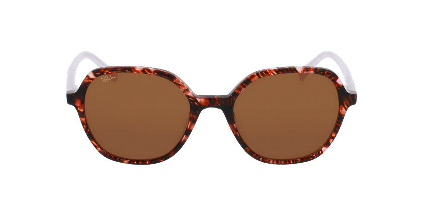 GAFAS DE SOL niños VIOLETTE marrón/rosa - vista de frente
