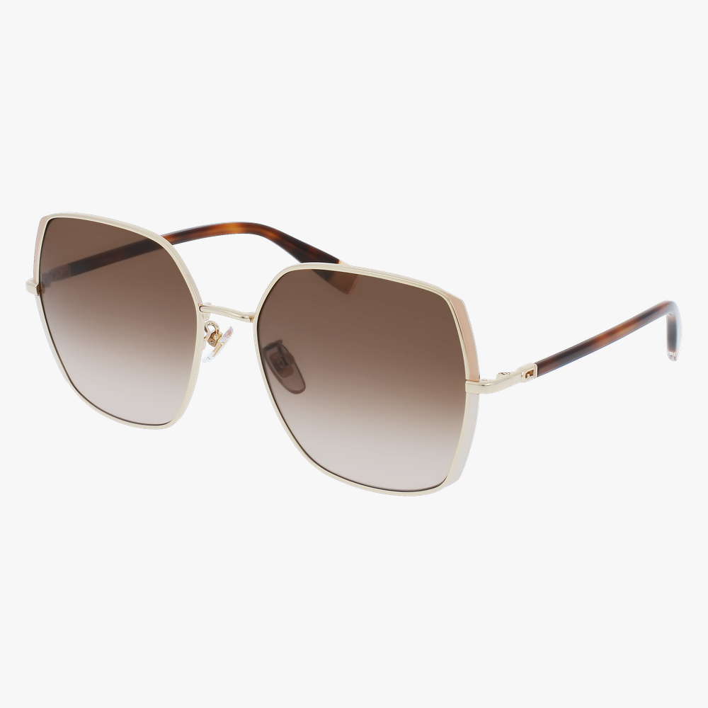 GAFAS DE SOL mujer SFU512 dorado/rosa - vista de frente
