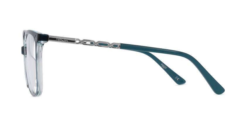 GAFAS GRADUADAS mujer MAGIC256 verde/turquesa - vista de frente