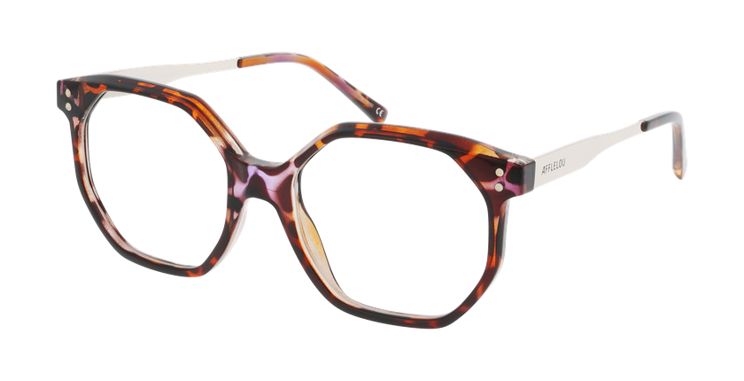 GAFAS GRADUADAS mujer FANNIE carey/morado - vista de frente