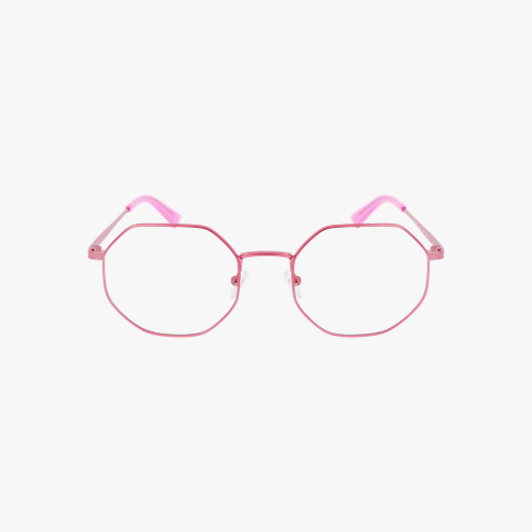 GAFAS GRADUADAS mujer RZERO40 rosa/dorado vista de frente
