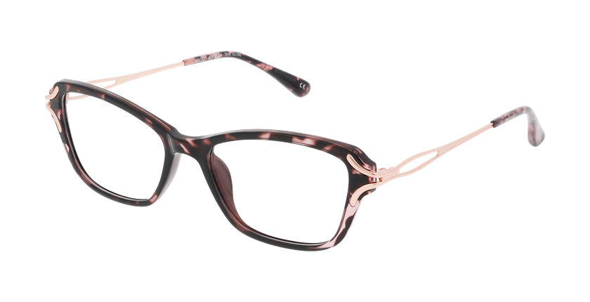 GAFAS GRADUADAS mujer ELISE carey/rosa - vista de frente