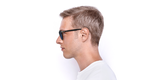 GAFAS DE SOL hombre 0PO3152S negro - vista de lado