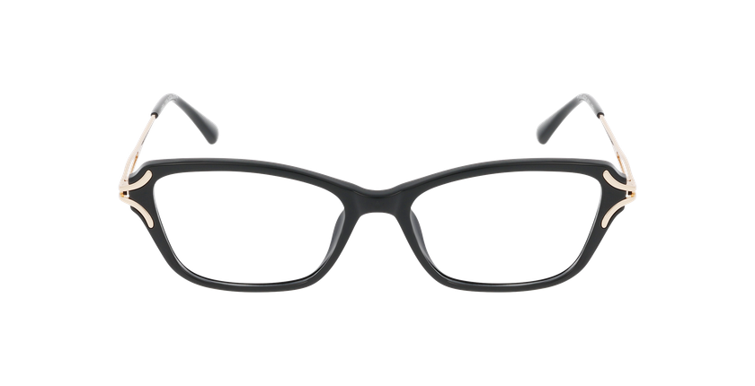 GAFAS GRADUADAS mujer ELISE negro - vista de frente