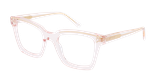 GAFAS GRADUADAS mujer CARACTÈRES FIL D'OR MYSTÉRIEUSE rosa - vista de frente