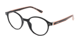 GAFAS GRADUADAS mujer COSMOPOLITE negro - vista de frente