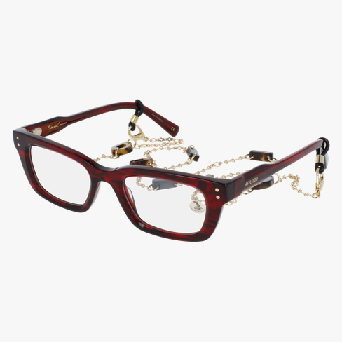 GAFAS GRADUADAS mujer CARACTÈRES CRÉATIVE rojo marmoleado