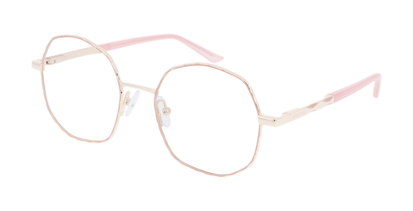 GAFAS GRADUADAS mujer MAGIC290 rosa/dorado - vista de frente