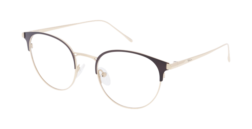 GAFAS GRADUADAS mujer MAGIC231 negro/dorado - vista de frente