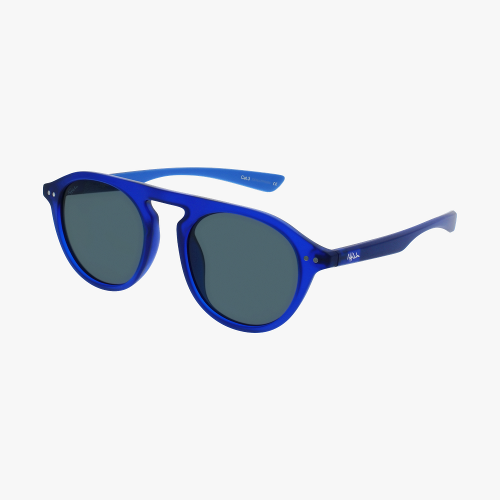 GAFAS DE SOL hombre BORNEO azul/azul - vista de 3/4