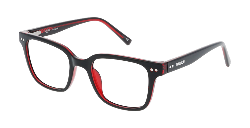 GAFAS GRADUADAS niños LENI negro - vista de frente
