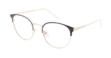 GAFAS GRADUADAS mujer MAGIC231 negro/dorado - vista de frente