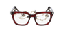 GAFAS GRADUADAS mujer REVEUSE rojo marmoleado