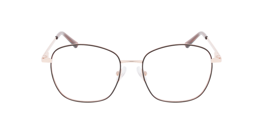 GAFAS GRADUADAS mujer MADDIE marrón/negro - vista de frente