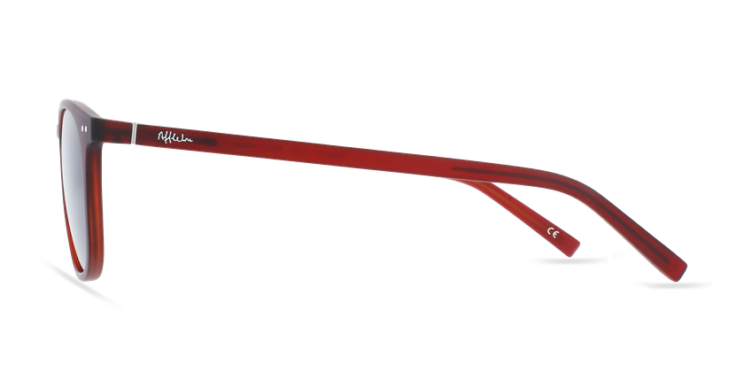 GAFAS GRADUADAS AFFLELOU FORTY SOLAR COLOR BURDEOS rojo - vista de frente