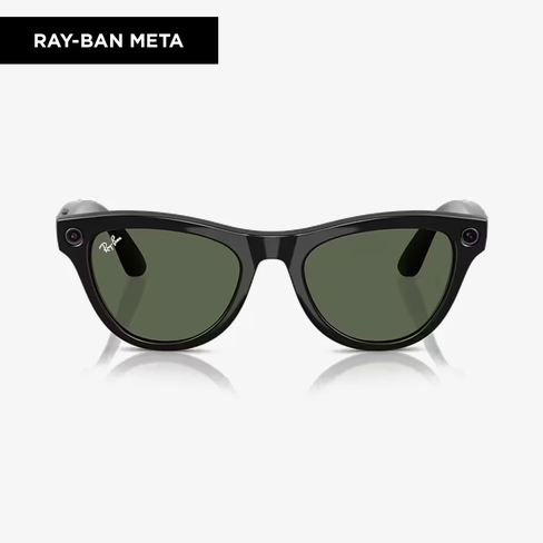 GAFAS DE SOL Meta Skyler Básico negro vista de frente