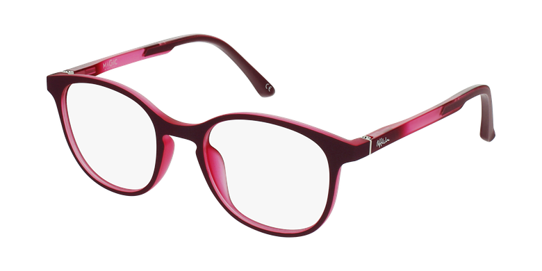 Gafas graduadas niños MAGIC 80 ECO-RESPONSABLE rosavue de 3/4 Gafas graduadas niños MAGIC 80 ECO-RESPONSABLE rosavue de 3/4