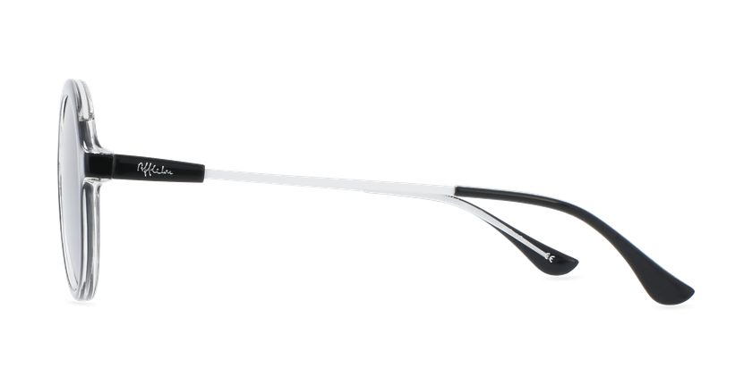 GAFAS DE SOL mujer FAUSTINE negro/blanco - vista de frente