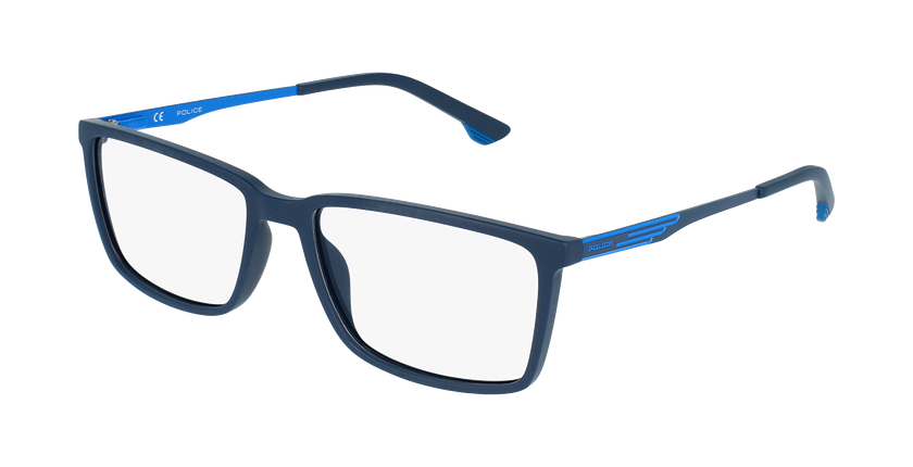 GAFAS GRADUADAS hombre VPL949 azul/azul - vista de 3/4