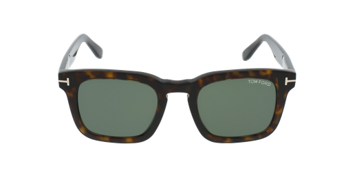 GAFAS DE SOL hombre FT0751 DAX degradado carey negro/verde vista de frente