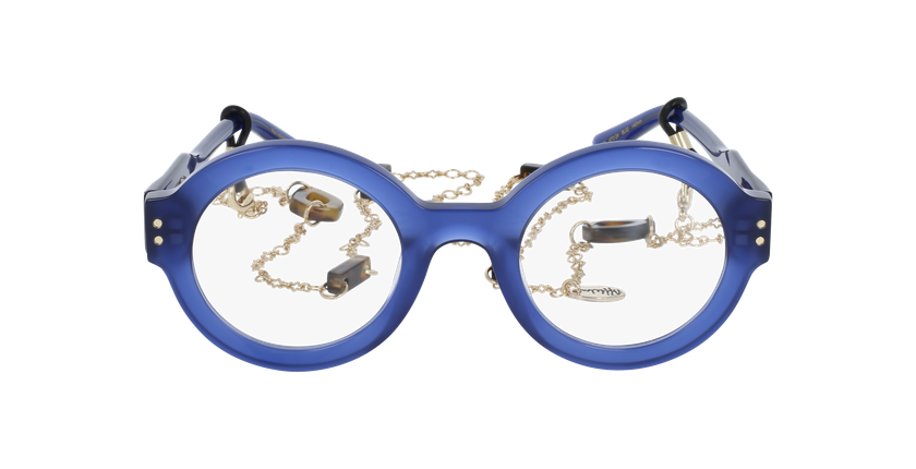 GAFAS GRADUADAS mujer CARACTÈRES PERSPICACE azul/morado - vista de frente