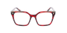 GAFAS GRADUADAS mujer CARACTÈRES FIL D'OR EFFRONTÉE rojo