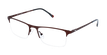 GAFAS GRADUADAS hombre MAGIC 105 rojo - vista de frente