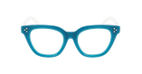 GAFAS GRADUADAS mujer CARACTÈRES ARTISTE azul - vista de frente