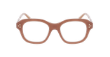 GAFAS GRADUADAS mujer ENIGMATIQUE marrón - vista de frente